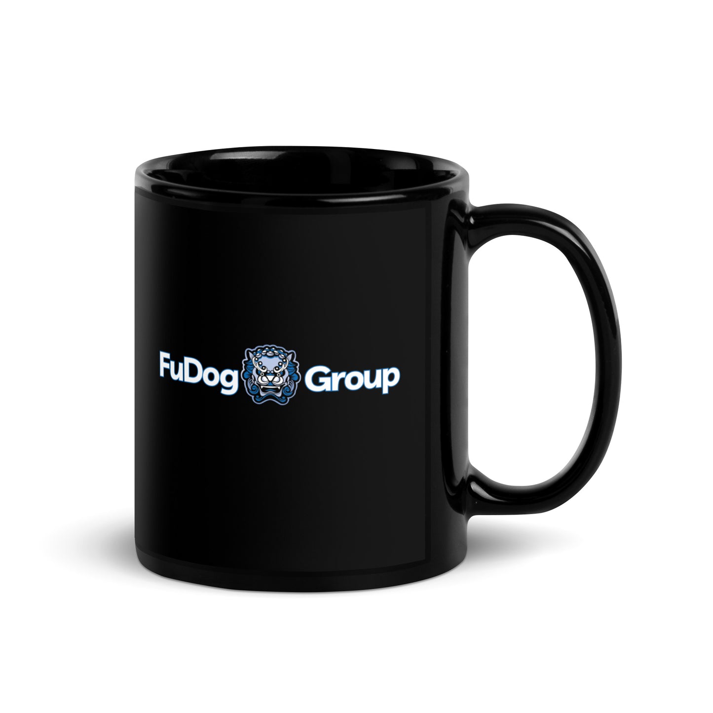 FuDog Black Glossy Mug 11oz or 15oz