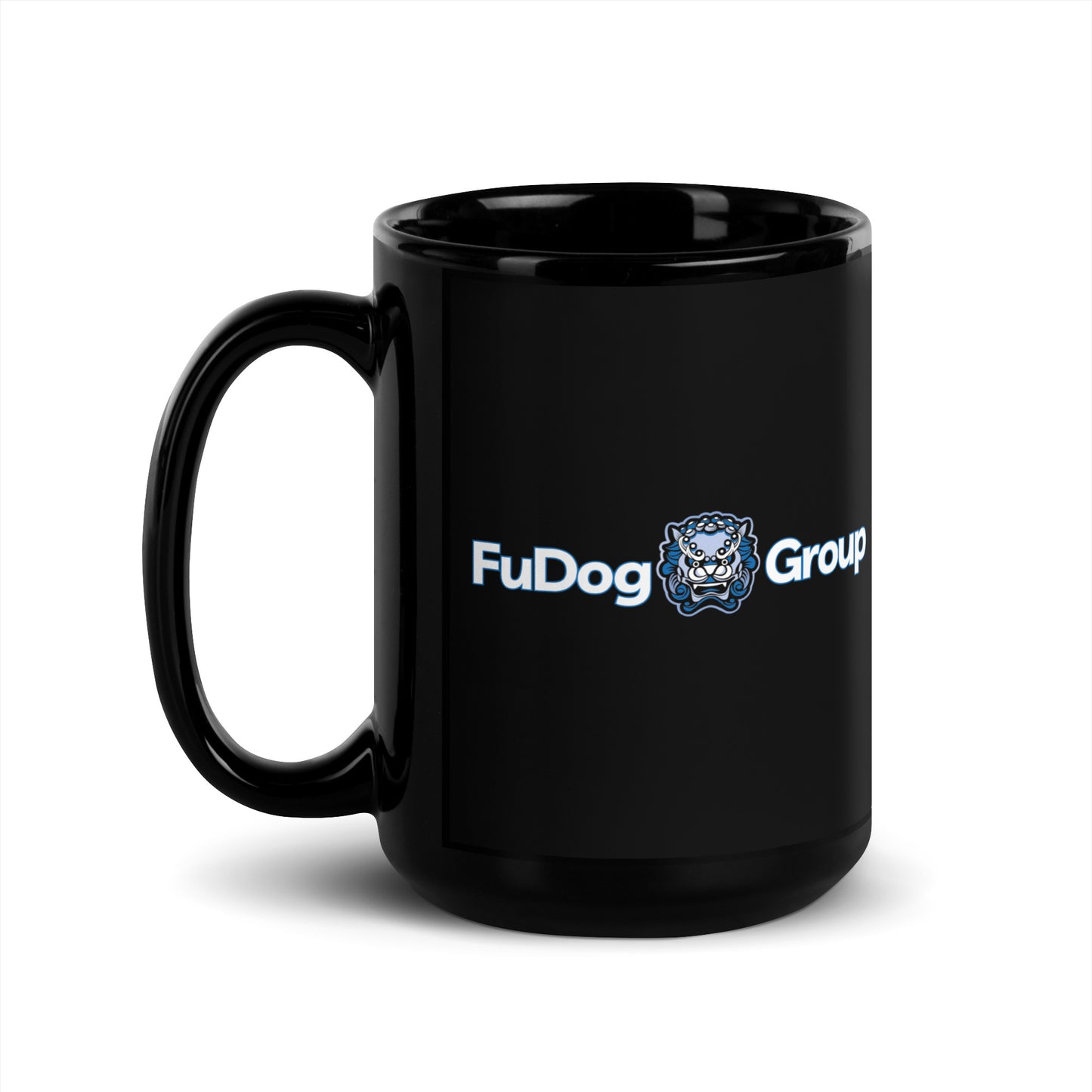 FuDog Black Glossy Mug 11oz or 15oz