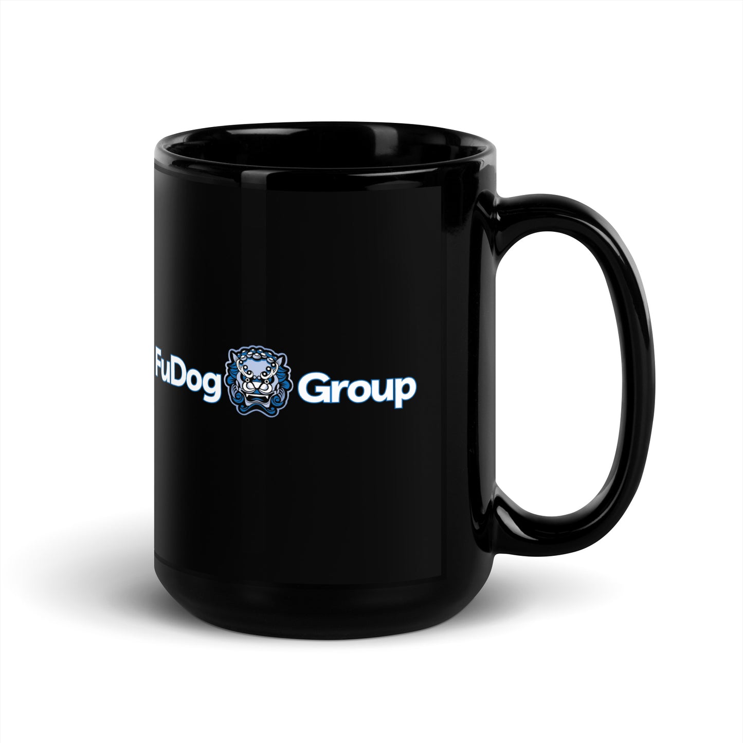 FuDog Black Glossy Mug 11oz or 15oz